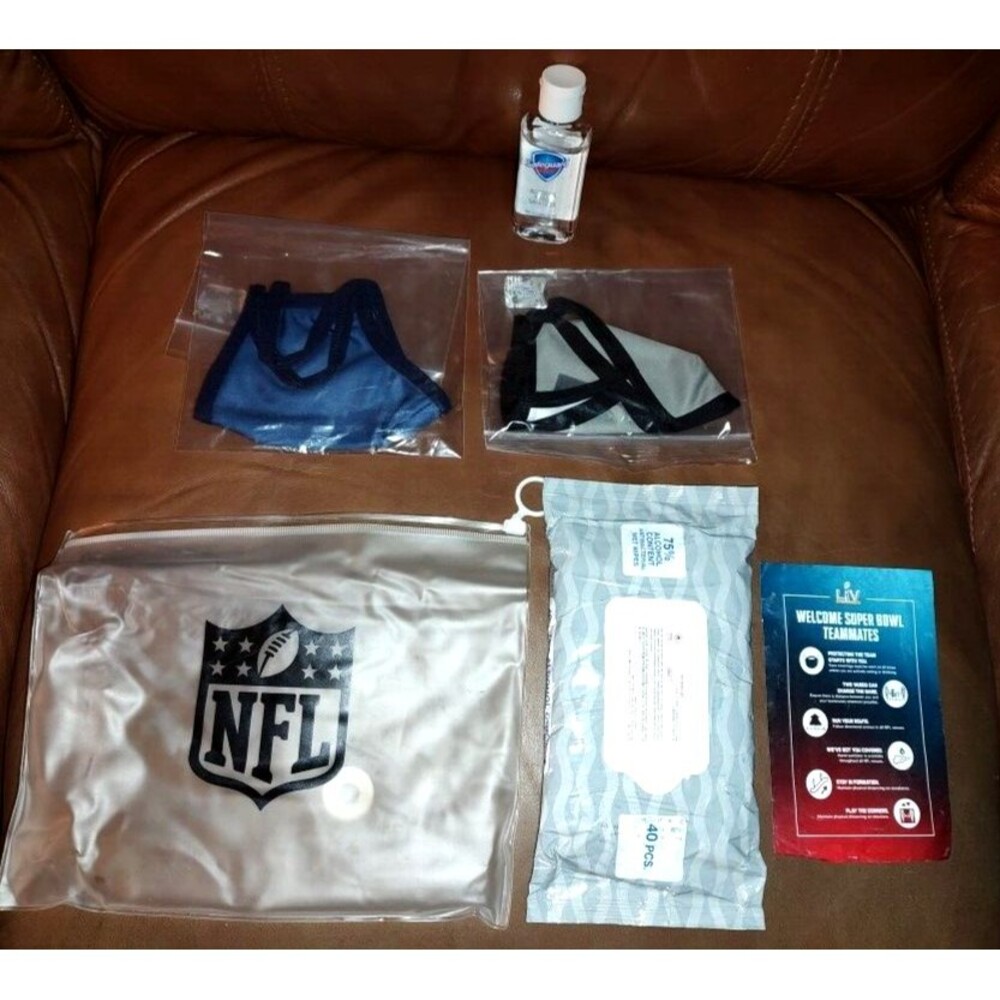 NFL 2021 Super Bowl LV Protection Pack / Survival Kit Chiefs vs Tampa Buccaneers